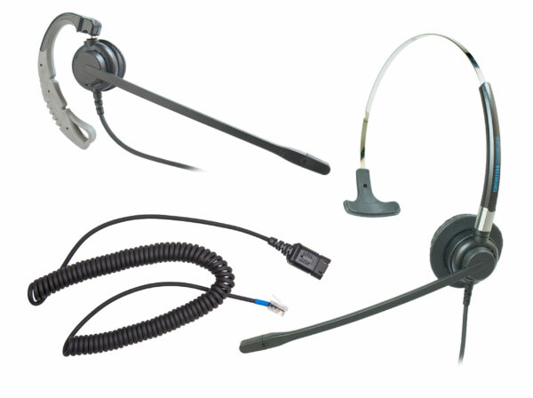 New 5007 euphonic pro hd convertible telephone headset with free cord 5007 dc convertible group