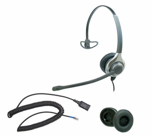 5051 symphonic hd clearphonic headset w/ eararmor™ for direct connect telephones 5051 dc monaural group
